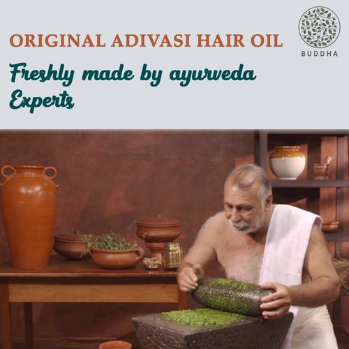 fresh & natural adivasi herbal hair oil