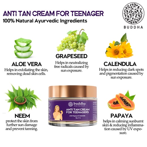 Ingredients used in best face tanning cream for teenagers