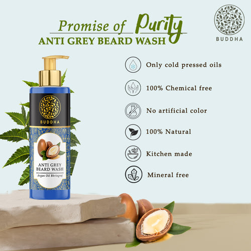 Benefits Of Buddha natural Anti Grey Beard Wash