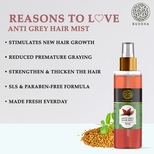 buddha natural grey hair mist Benefits