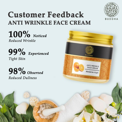 buddha natural anti wrinkle face cream customer feedback image