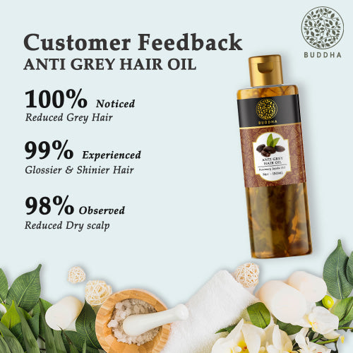 buddha natural grey hair oil customer feedback image