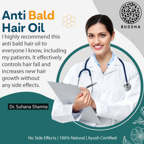 buddha natural anti bald hair oil doctor image