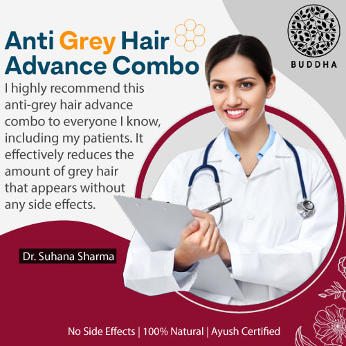 Buddha natural anti grey hair advance combo doctor image