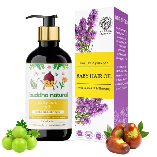 Main Image of Buddha Natural Baby Hair Oil