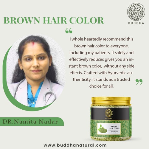 recommended by doctors for Buddha Natural Brown Hair Color