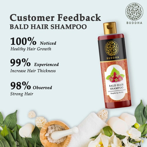 buddha natural bald hair shampoo customer feedback image