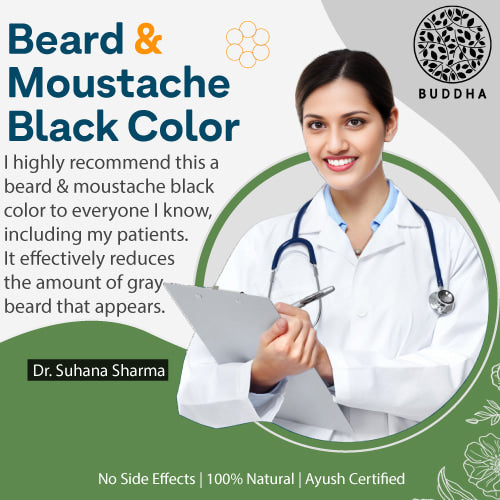 buddha natural beard and moustache color doctor image