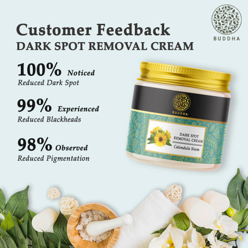 Buddha natural dark spot removal cream customer feedback image