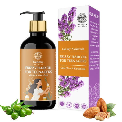 Main Image of Buddha Natural Frizzy Hair Oil For Teenagers