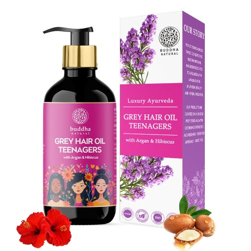 Main Image of Buddha Natural Grey Hair Oil Teenagers