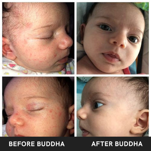 buddha natural baby head to toe wash before after image