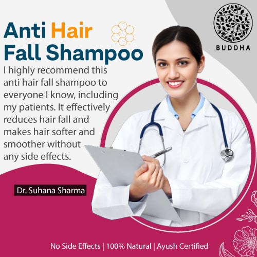 buddha natural anti hair fall shampoo doctor image