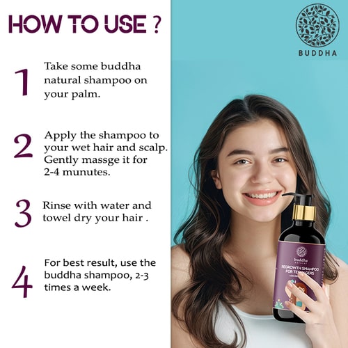 how to use teenagers regrowth hair shampoo