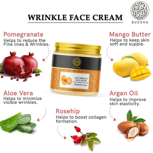 buddha natural wrinkle face cream ingredients image