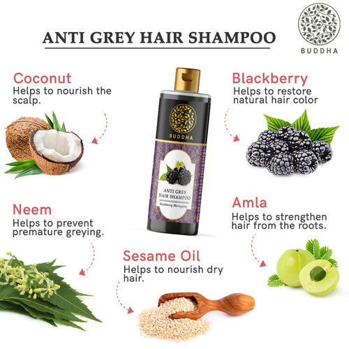 buddha natural anti grey hair shampoo ingredients image