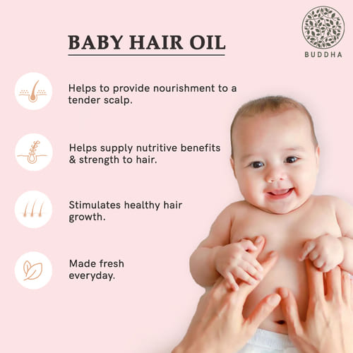 buddha natural baby hair oil benefits image