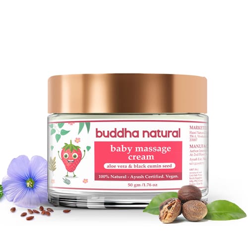 buddha natural baby massage cream main image