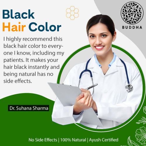 Buddha natural black hair color doctor image