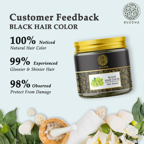 buddha natural back hair color customer feedback iamge