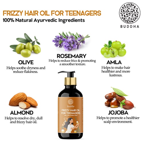 Ingredients used in teenagers best hair oil for dry and frizzy hair