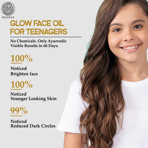100% natural Glow Face Oil for Teenagers (11 to 19 Years) 