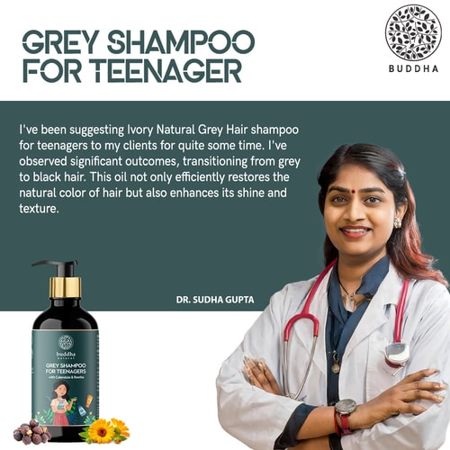 recommended by doctors for Grey Hair Shampoo For Teenagers 