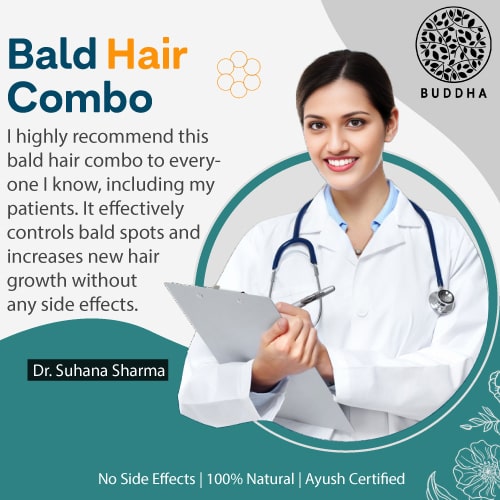 buddha natural bald hair combo doctor image