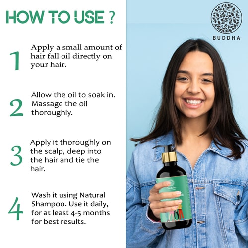 how to use Hair Fall Oil for Teenagers (11 to 19 Years)