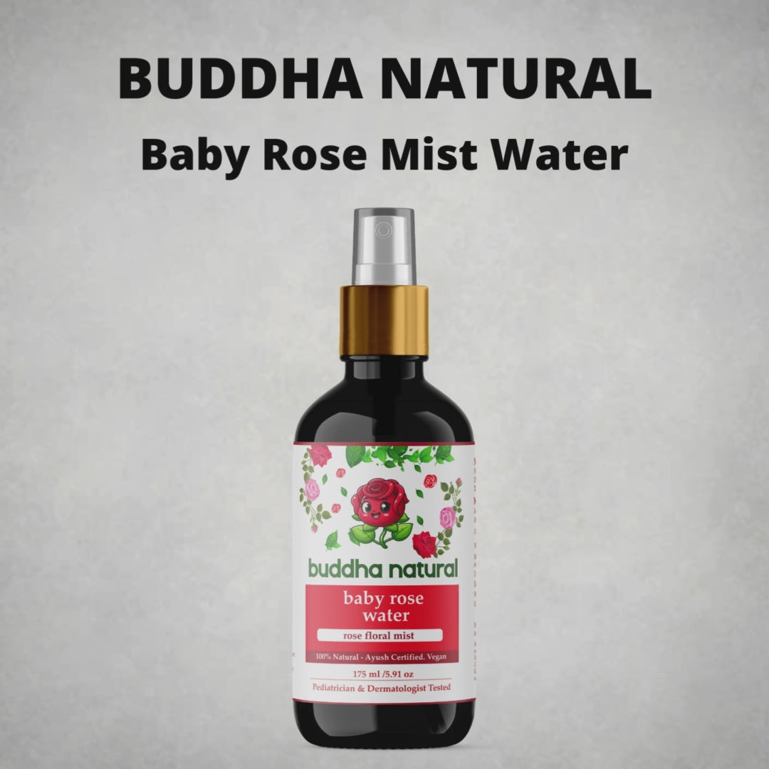 BUDDHA NATURAL Baby Rose Mist Water Video